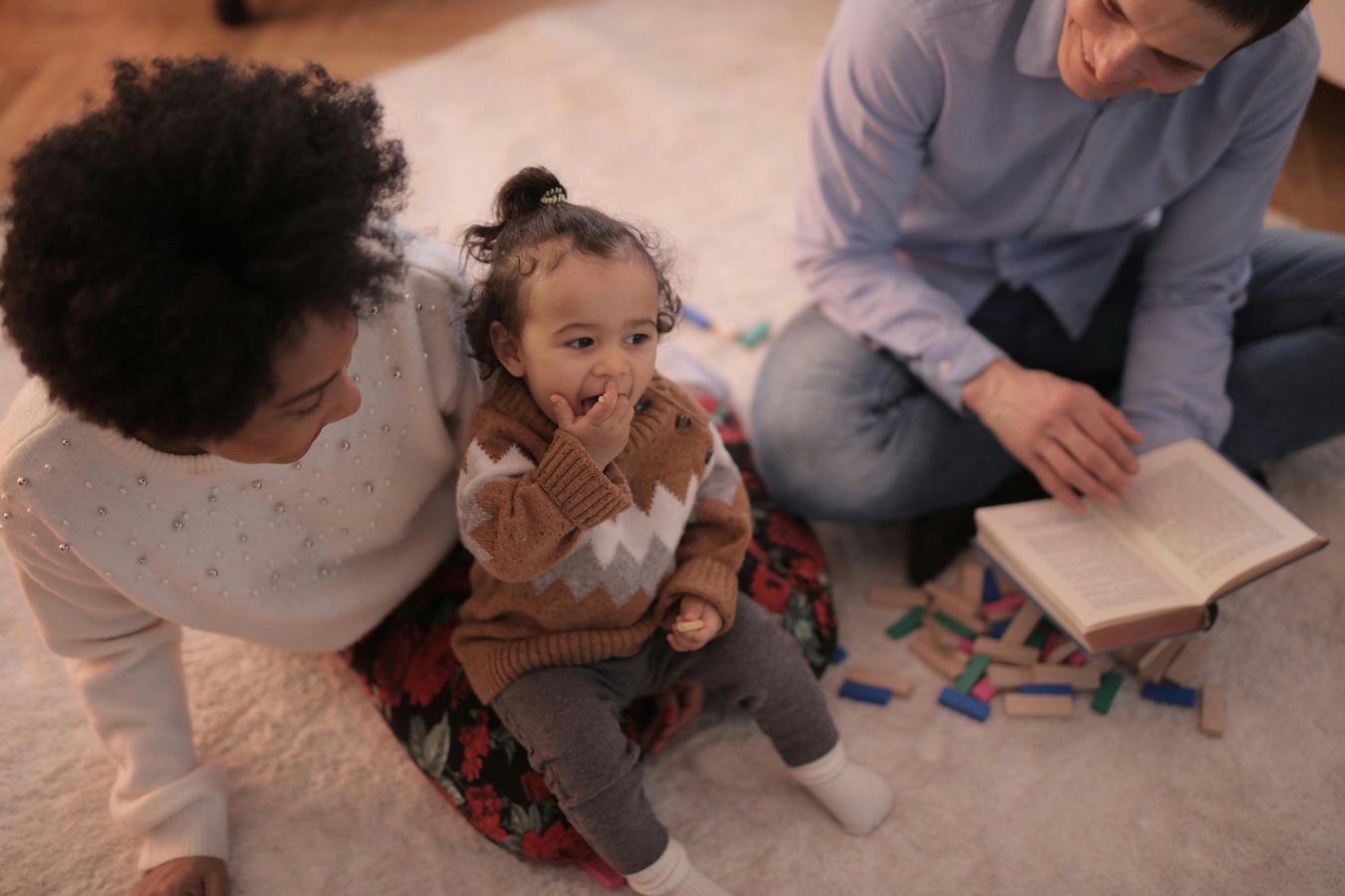 enfant avec parents kind met ouders